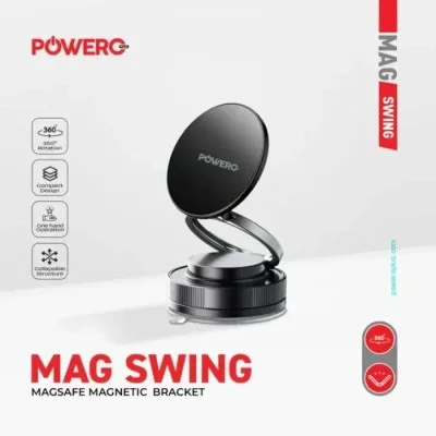 Powero+ Mag Swing MagSafe Magnetic Bracket _ black